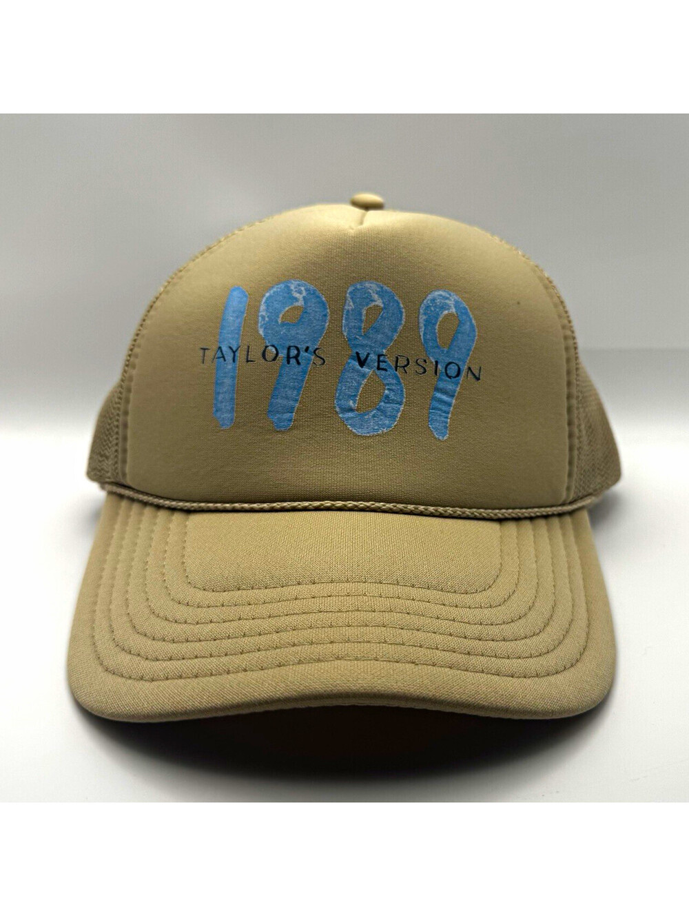 Taylor's Version 1989 Tan Foam Trucker Hat Swiftie Album Merch Snapback Cap OSFM